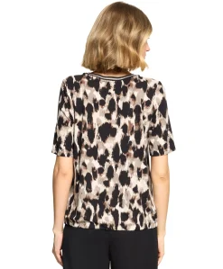 Dames T-shirt beige