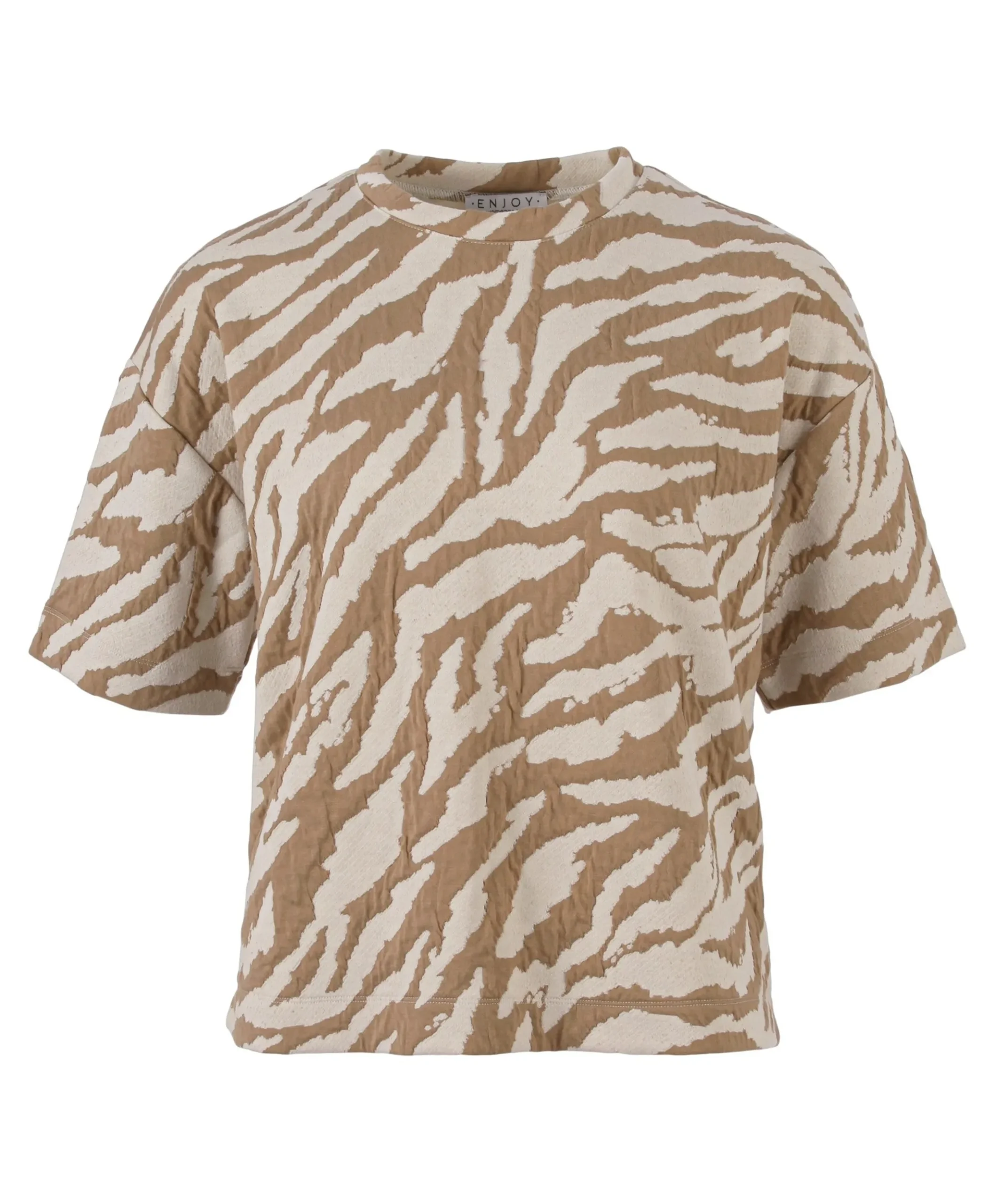Dames T-shirt beige