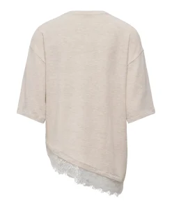 Dames T-shirt beige