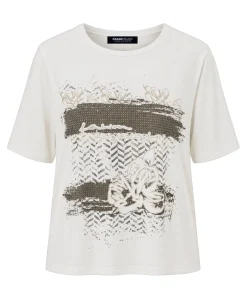 Dames T-shirt beige