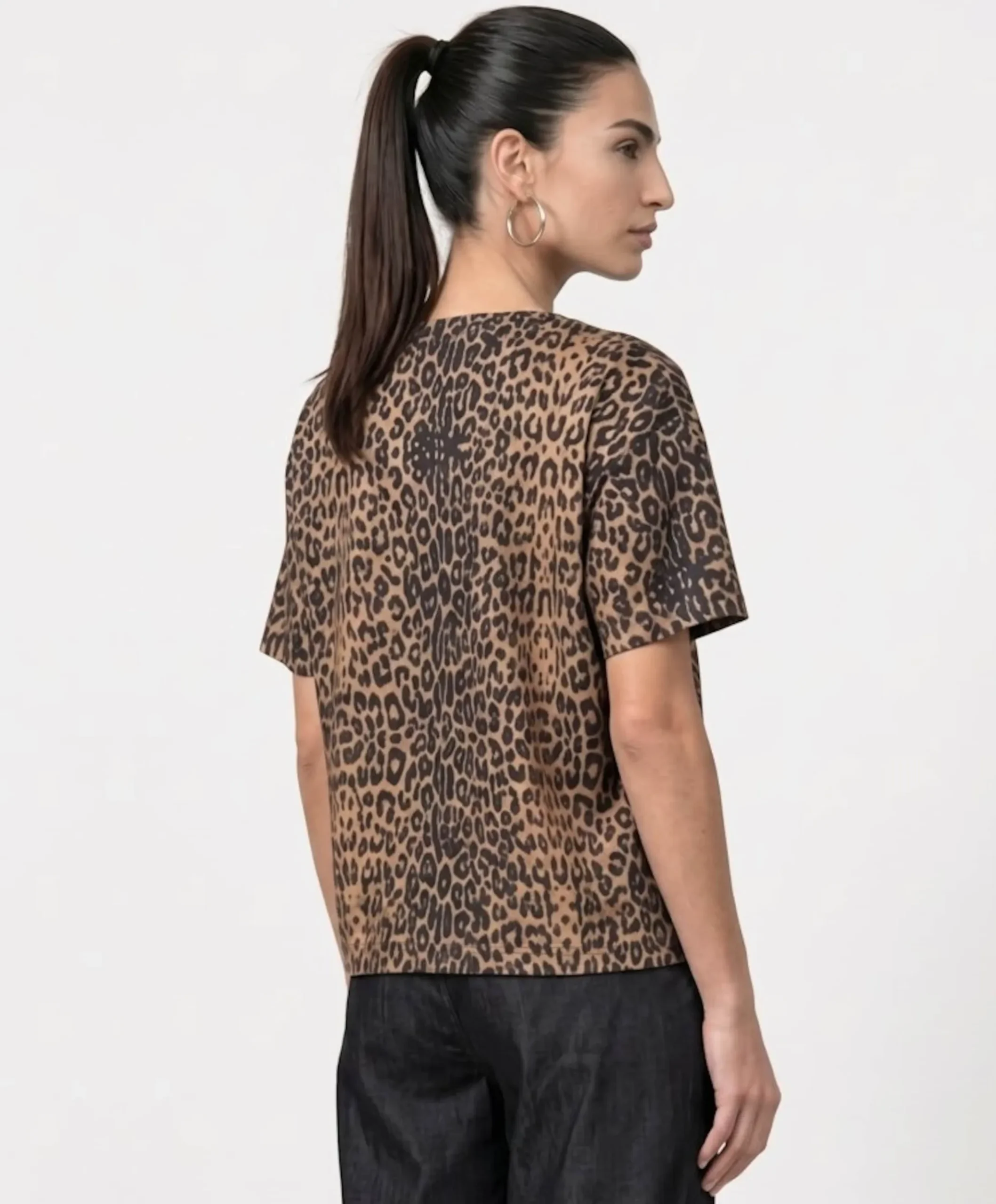 Dames T-shirt beige