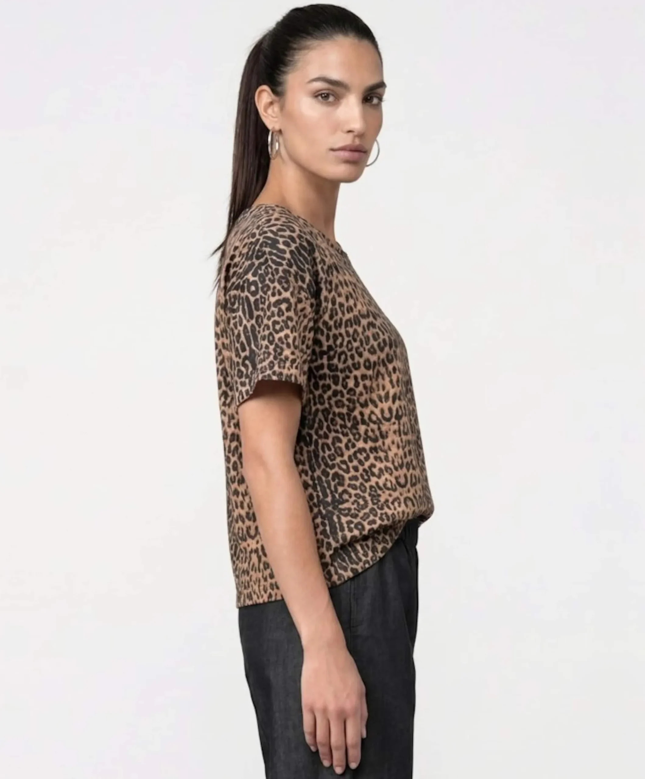 Dames T-shirt beige