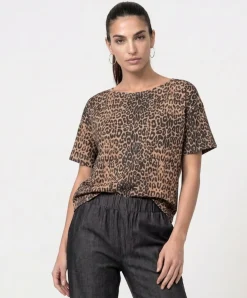 Dames T-shirt beige