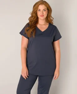 Dames T-shirt blauw