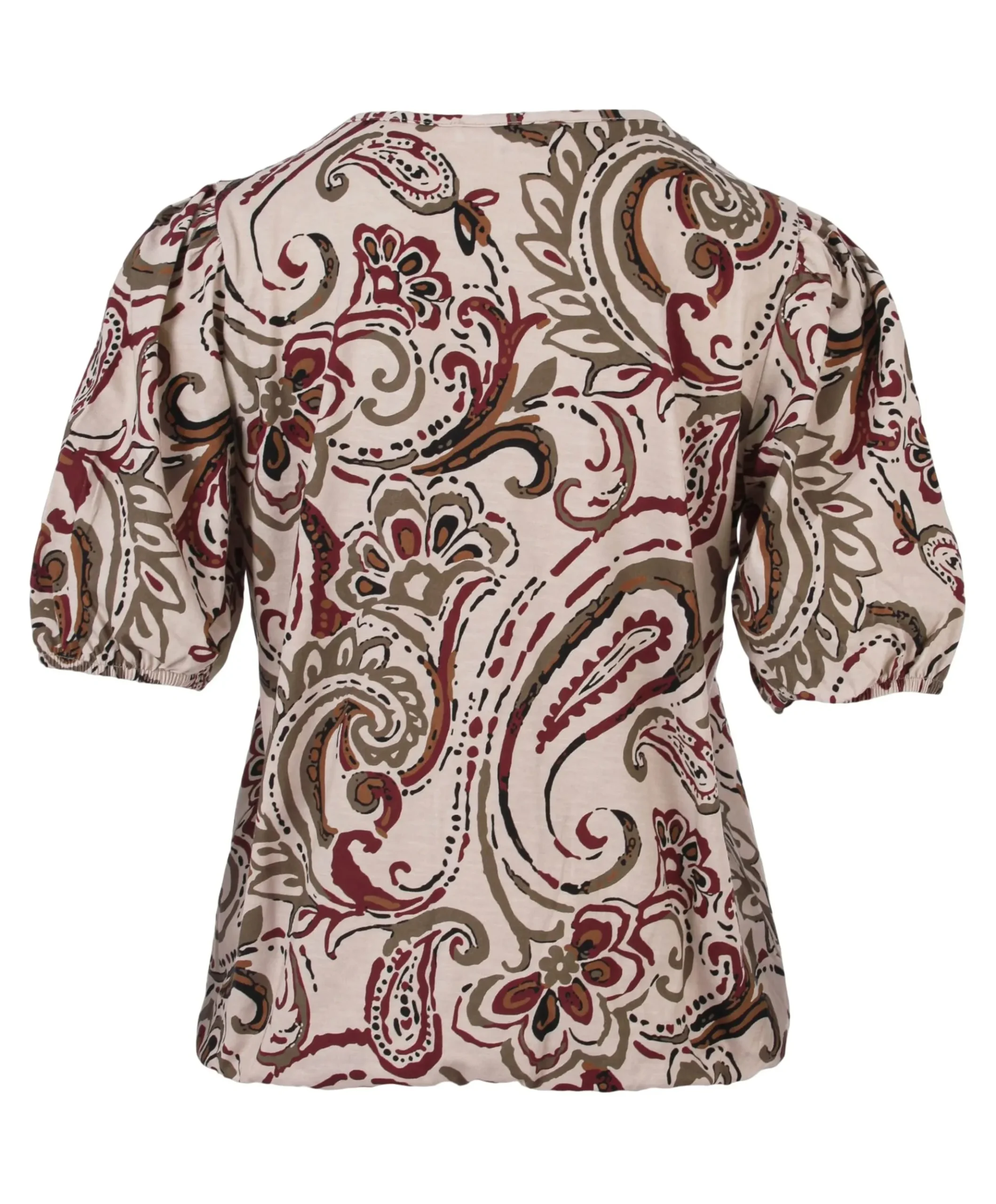 Dames T-shirt bordeaux