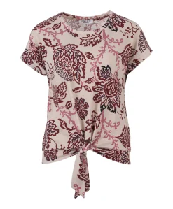 Dames T-shirt bordeaux