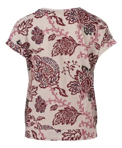 Dames T-shirt bordeaux