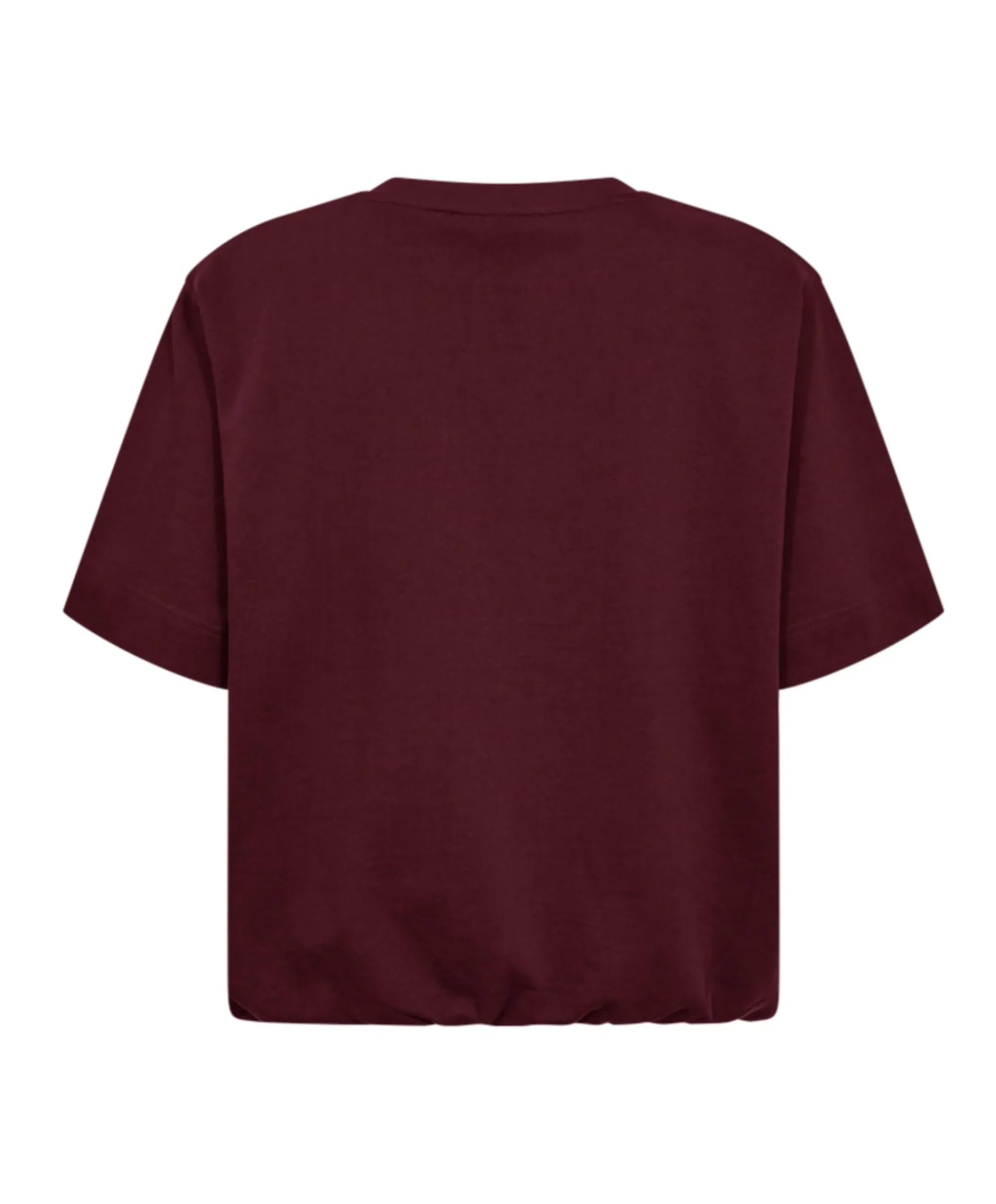 Dames T-shirt bordeaux