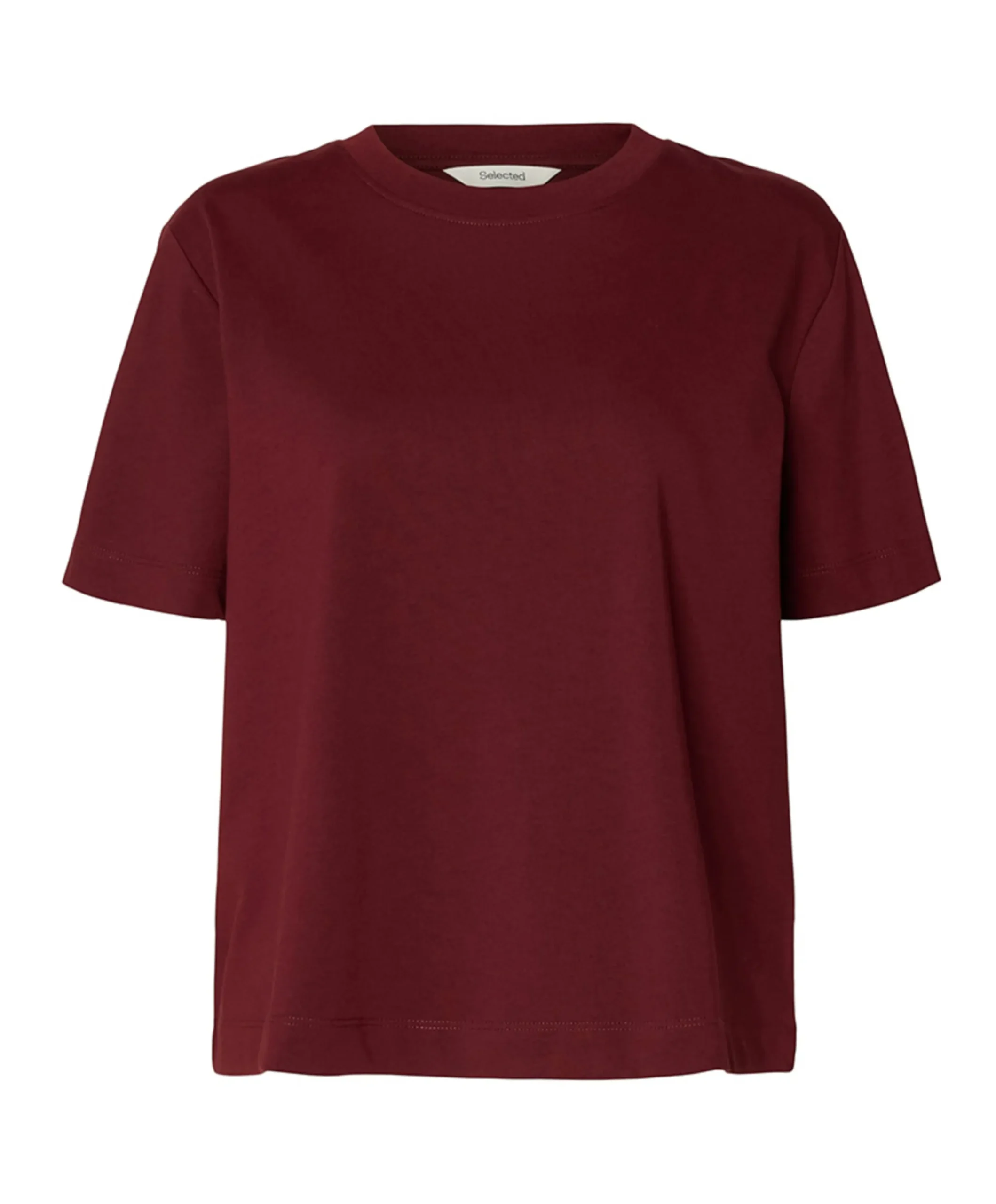Dames T-shirt bordeaux