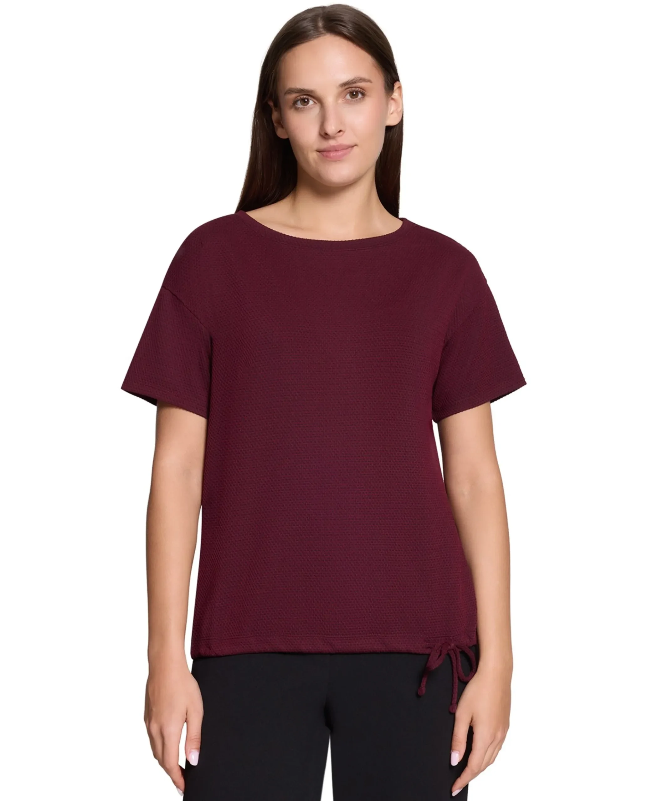 Dames T-shirt bordeaux