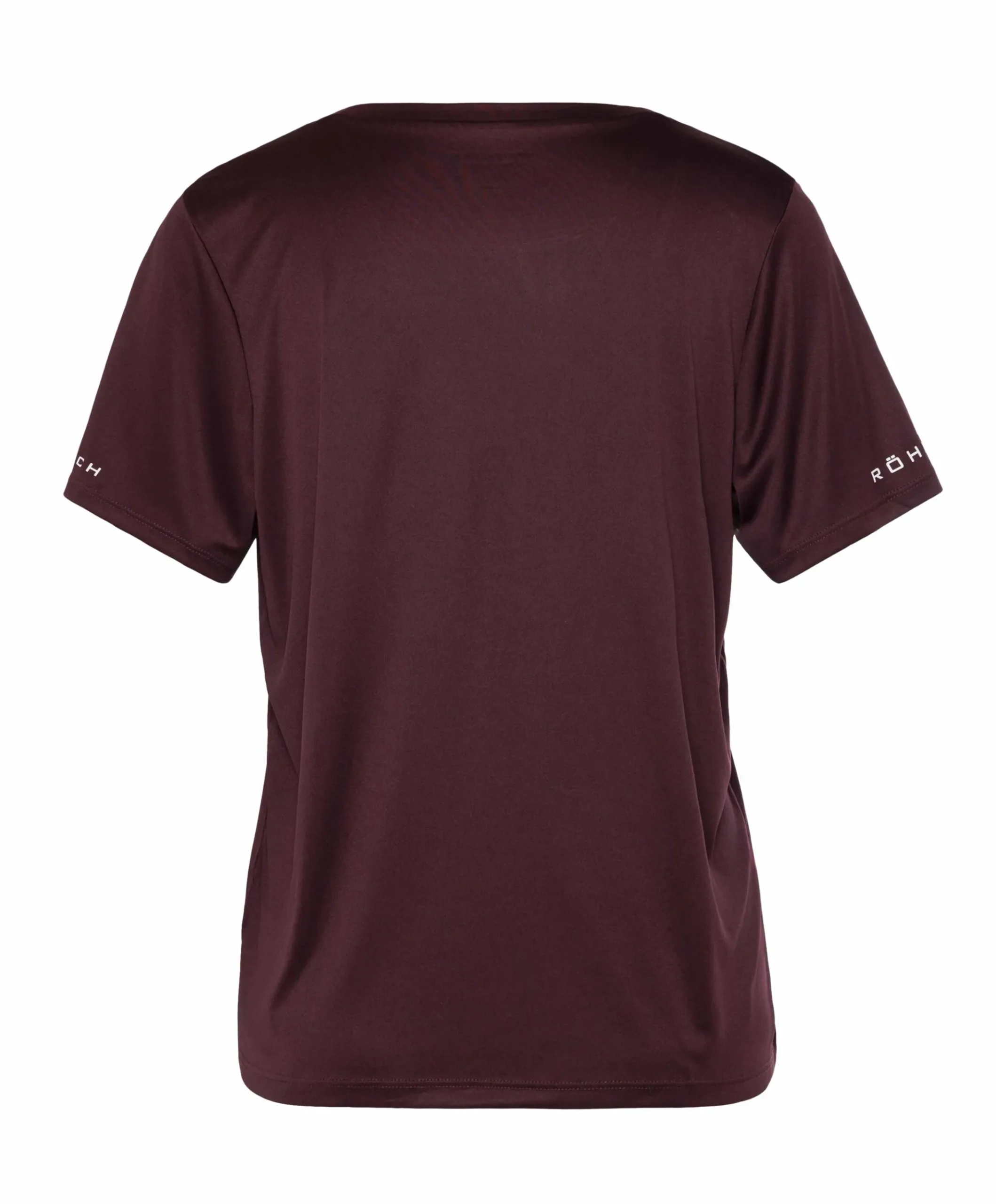 Dames t-shirt bordeaux
