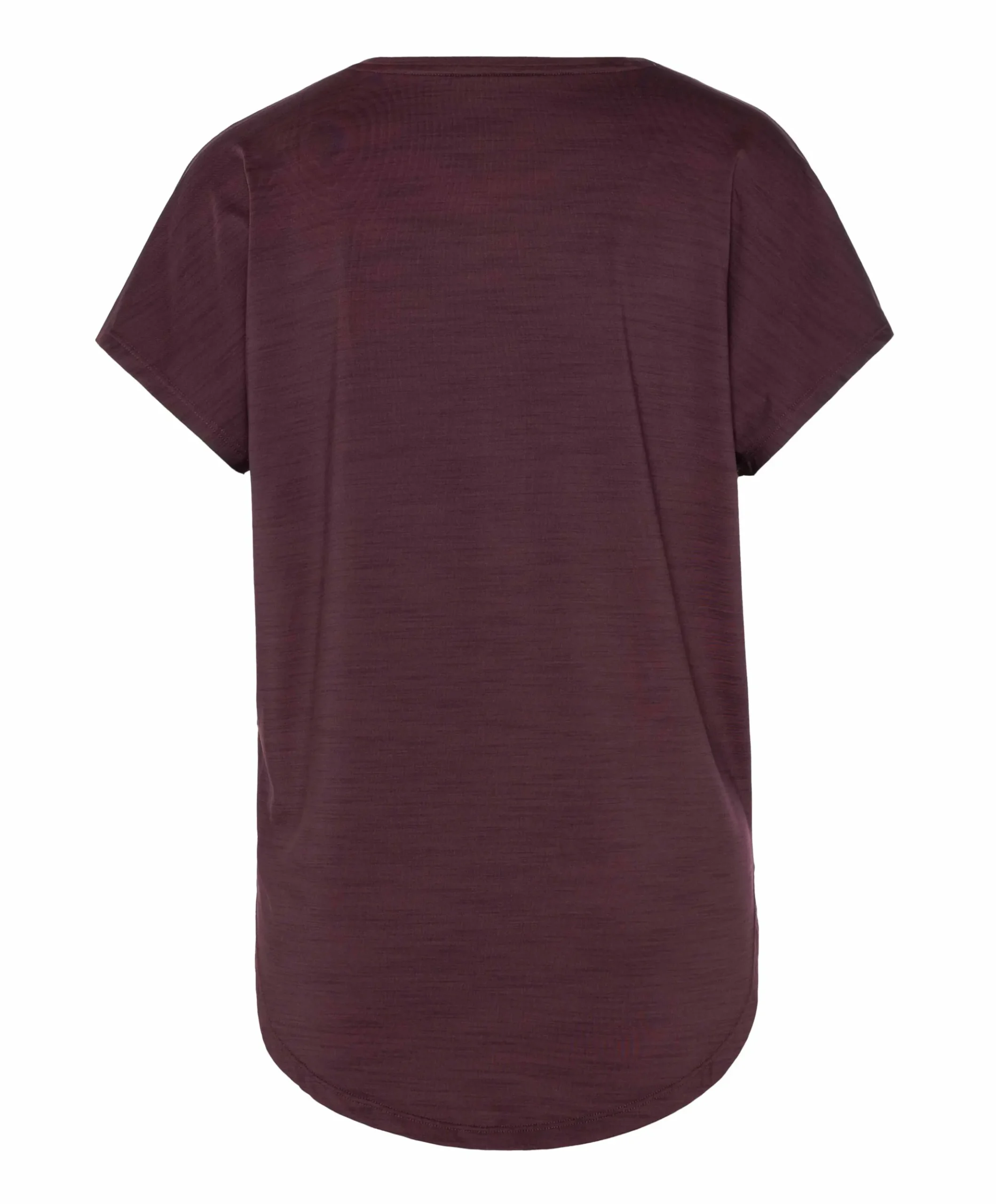 Dames t-shirt bordeaux