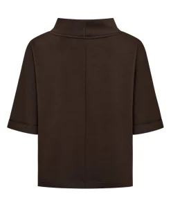 Dames T-shirt bruin