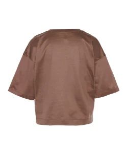 Dames T-shirt bruin