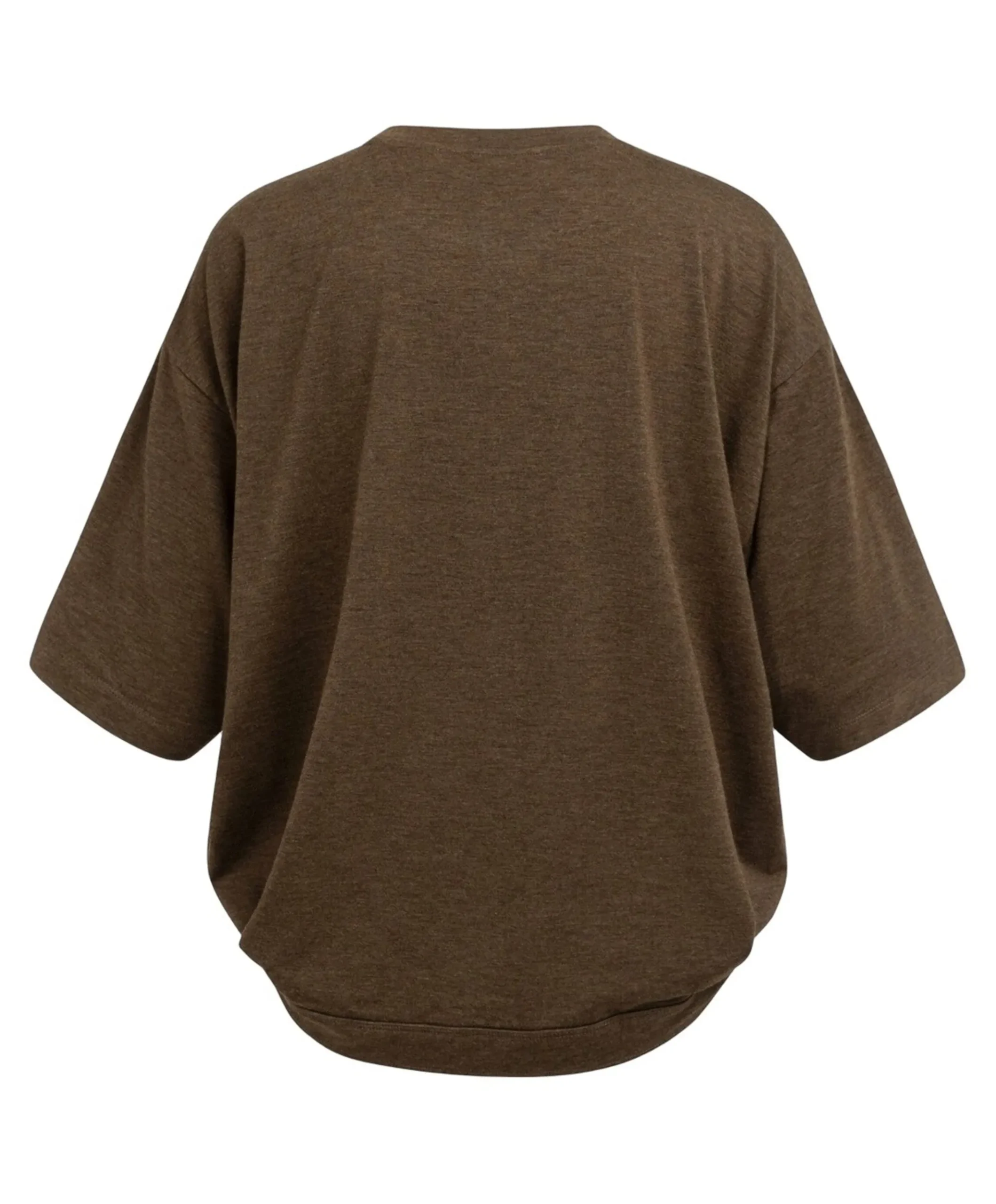 Dames T-shirt bruin