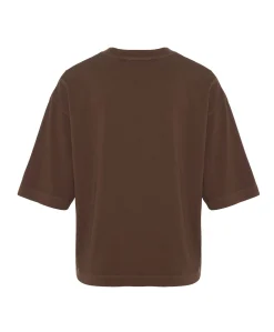 Dames T-shirt bruin