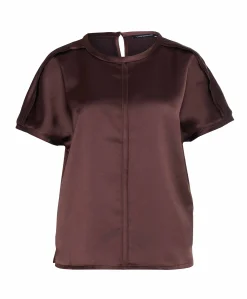 Dames T-shirt bruin