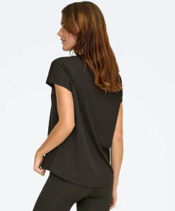 Dames t-shirt bruin
