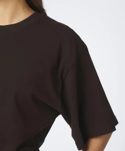 Dames T-shirt bruin