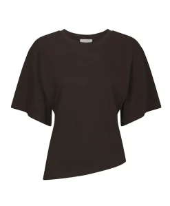 Dames T-shirt bruin