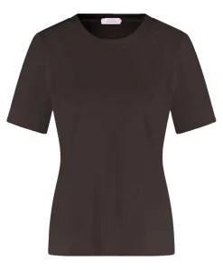 Dames T-shirt bruin