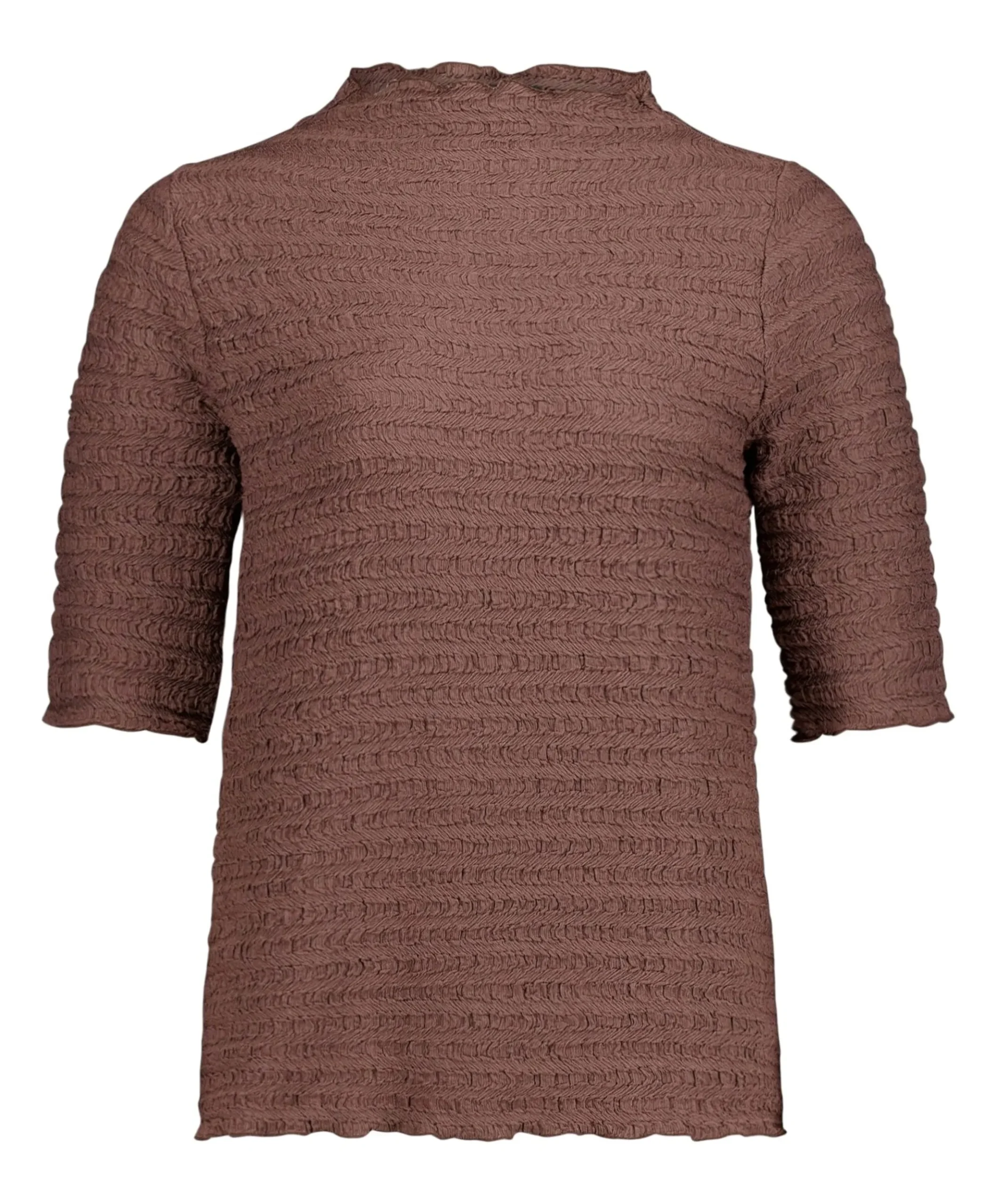 Dames T-shirt bruin