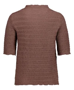 Dames T-shirt bruin