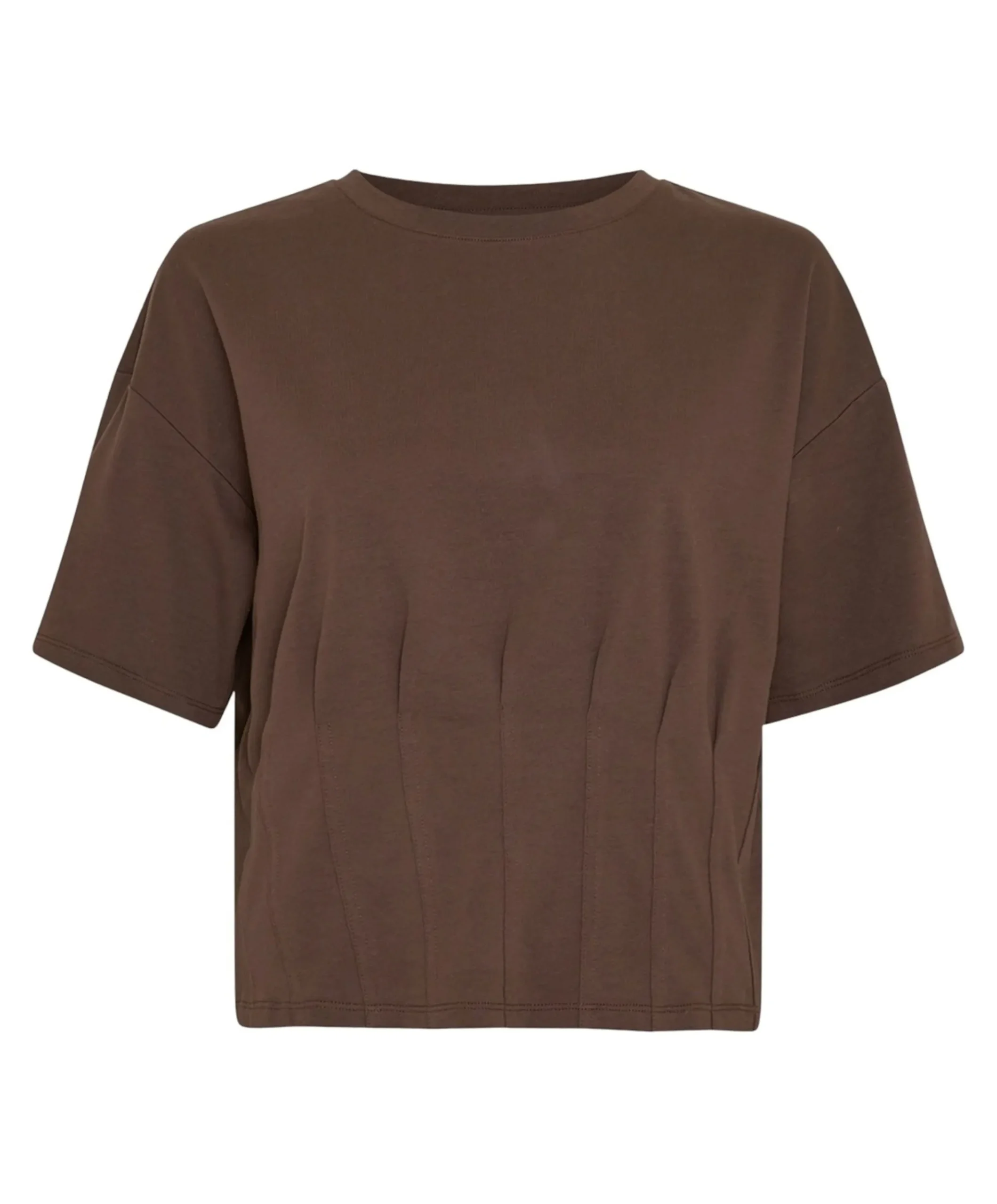 Dames T-shirt bruin