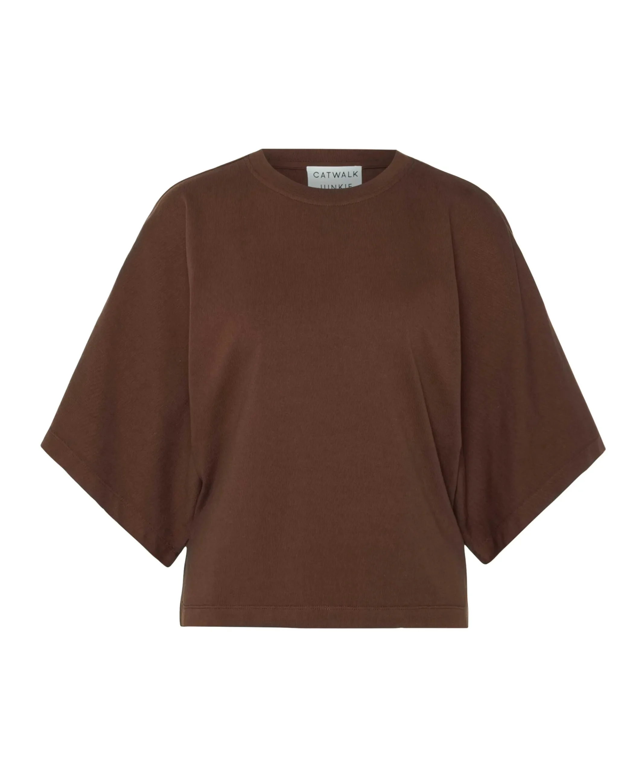 Dames T-shirt bruin