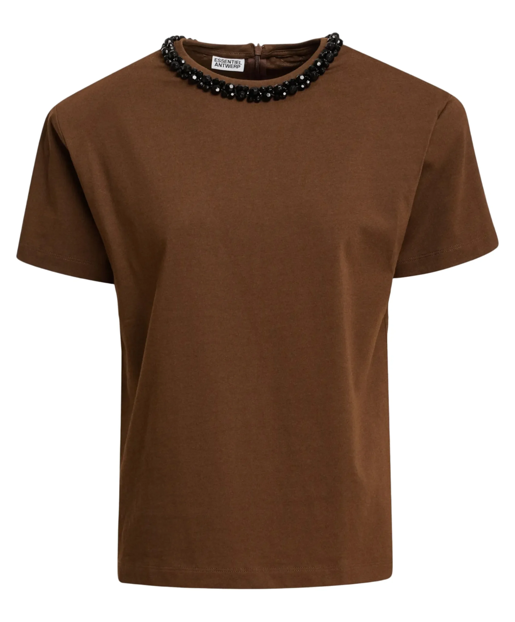 Dames T-shirt bruin