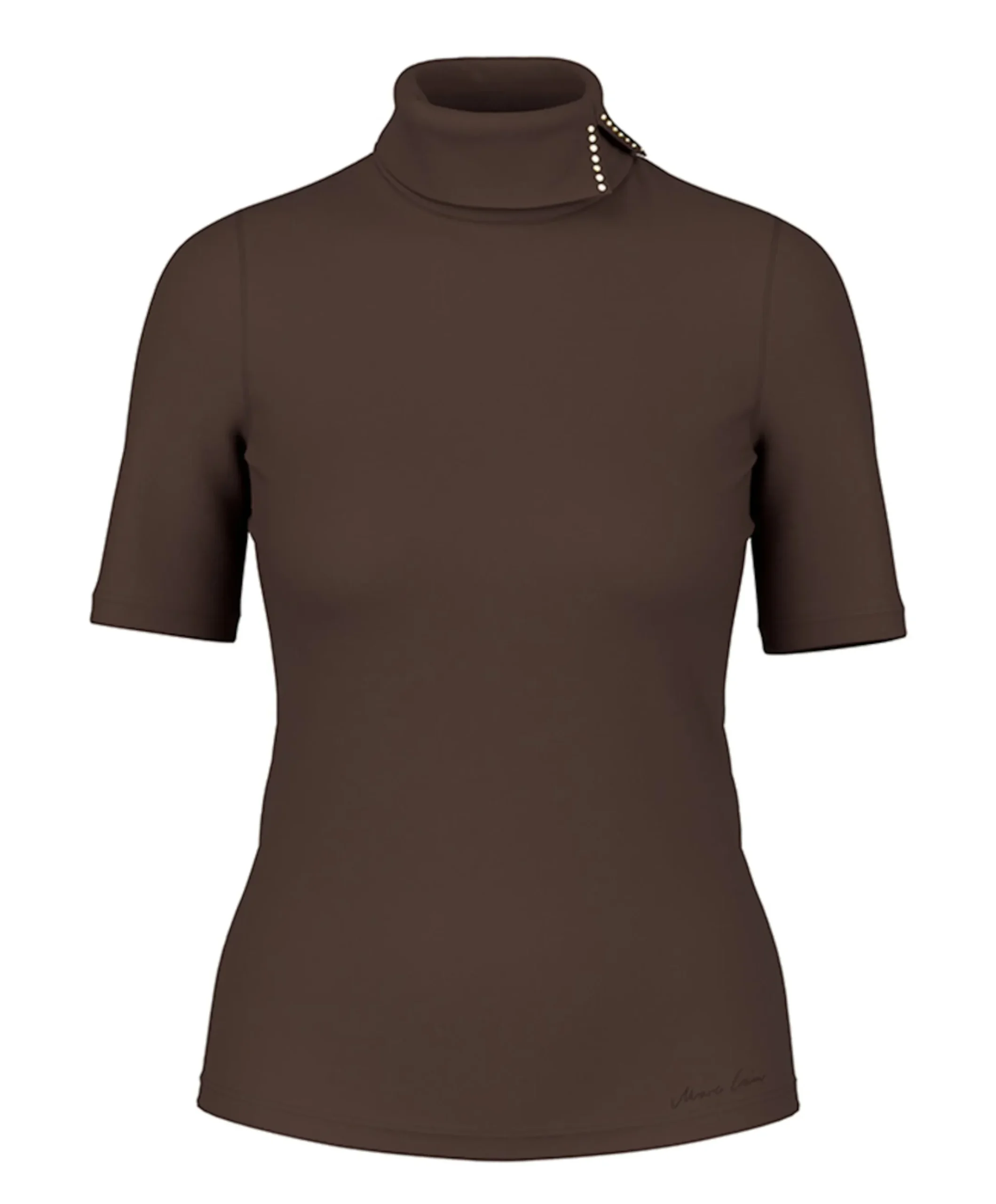 Dames T-shirt bruin