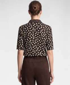 Dames T-shirt bruin