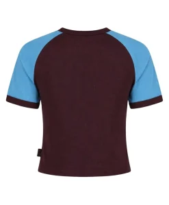 Dames T-shirt bruin