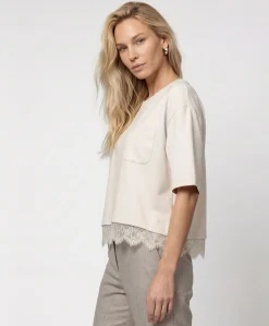 Dames T-shirt ecru