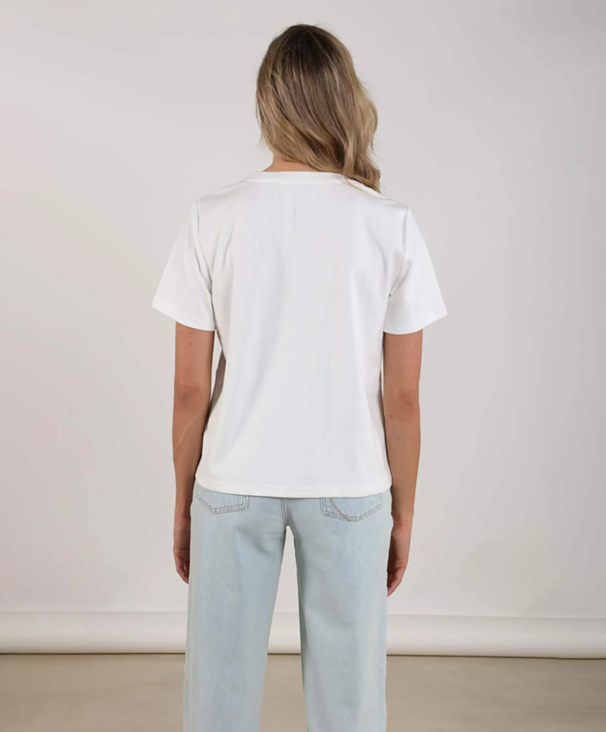 Dames T-shirt ecru