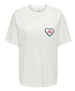 Dames T-shirt ecru