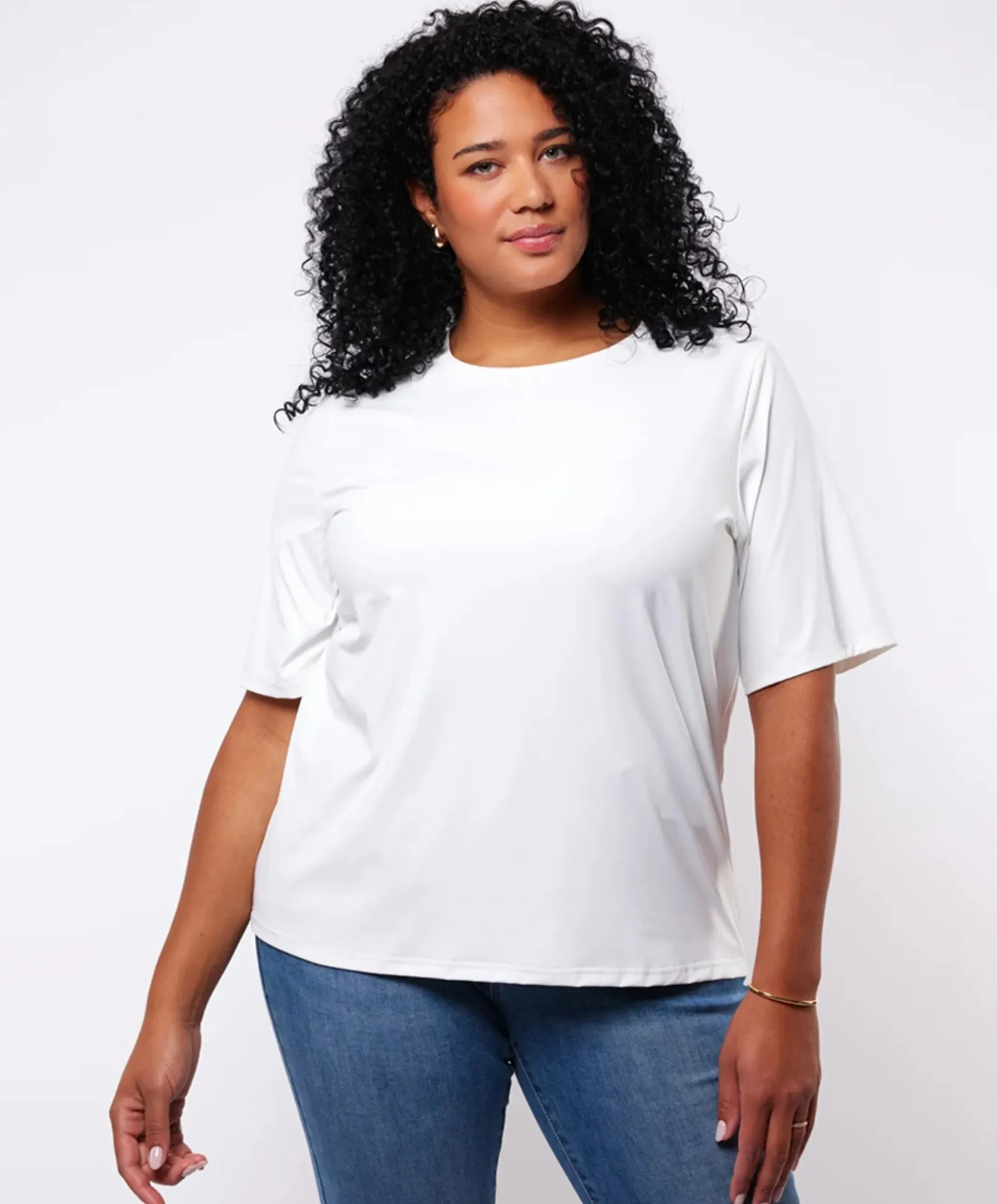 Dames T-shirt ecru