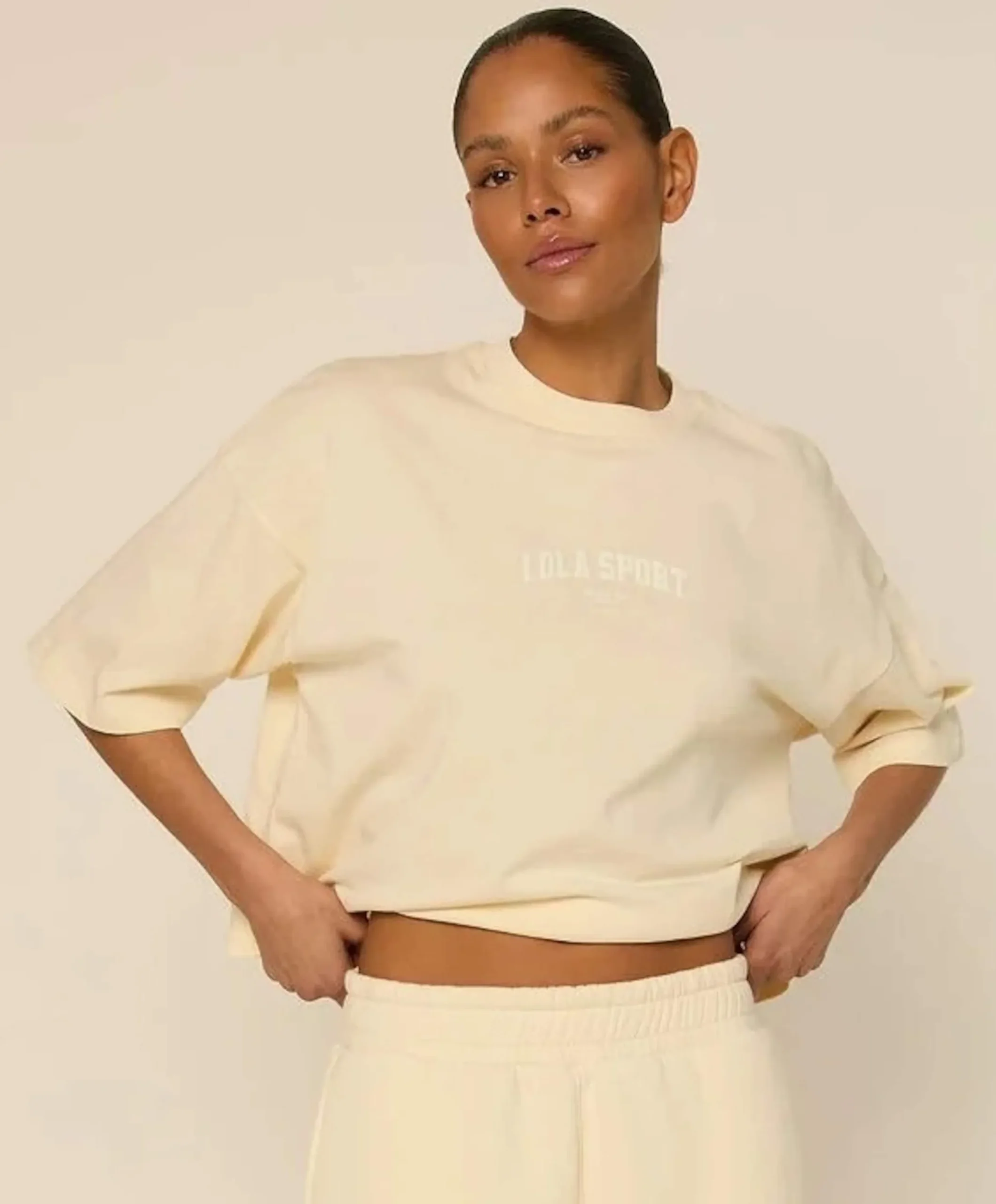 Dames t-shirt ecru