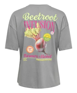Dames T-shirt grijs