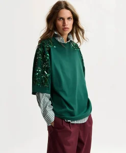 Dames T-shirt groen
