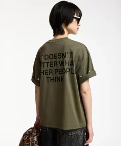 Dames T-shirt groen