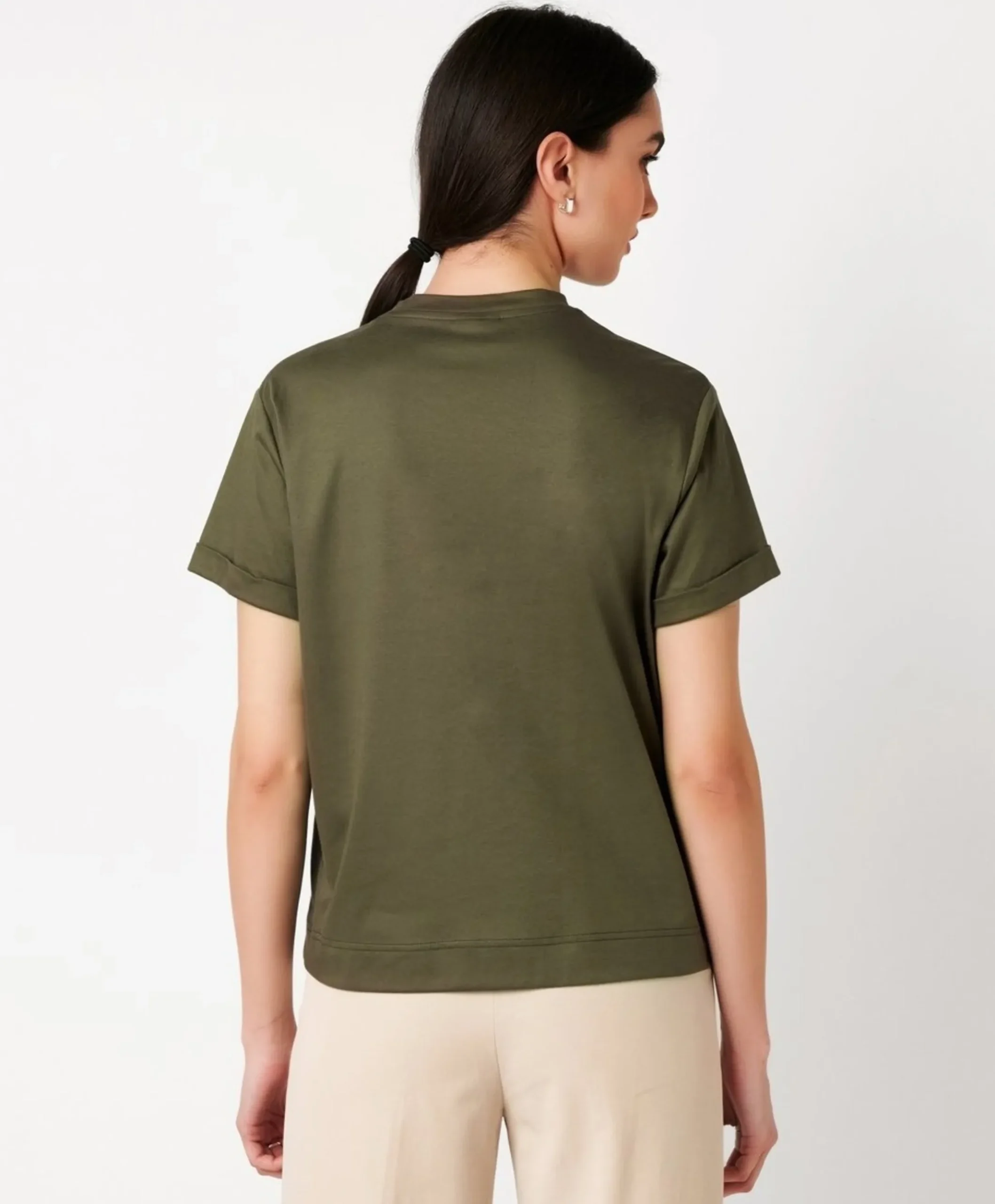 Dames T-shirt groen