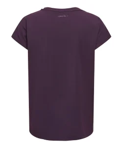 Dames t-shirt paars