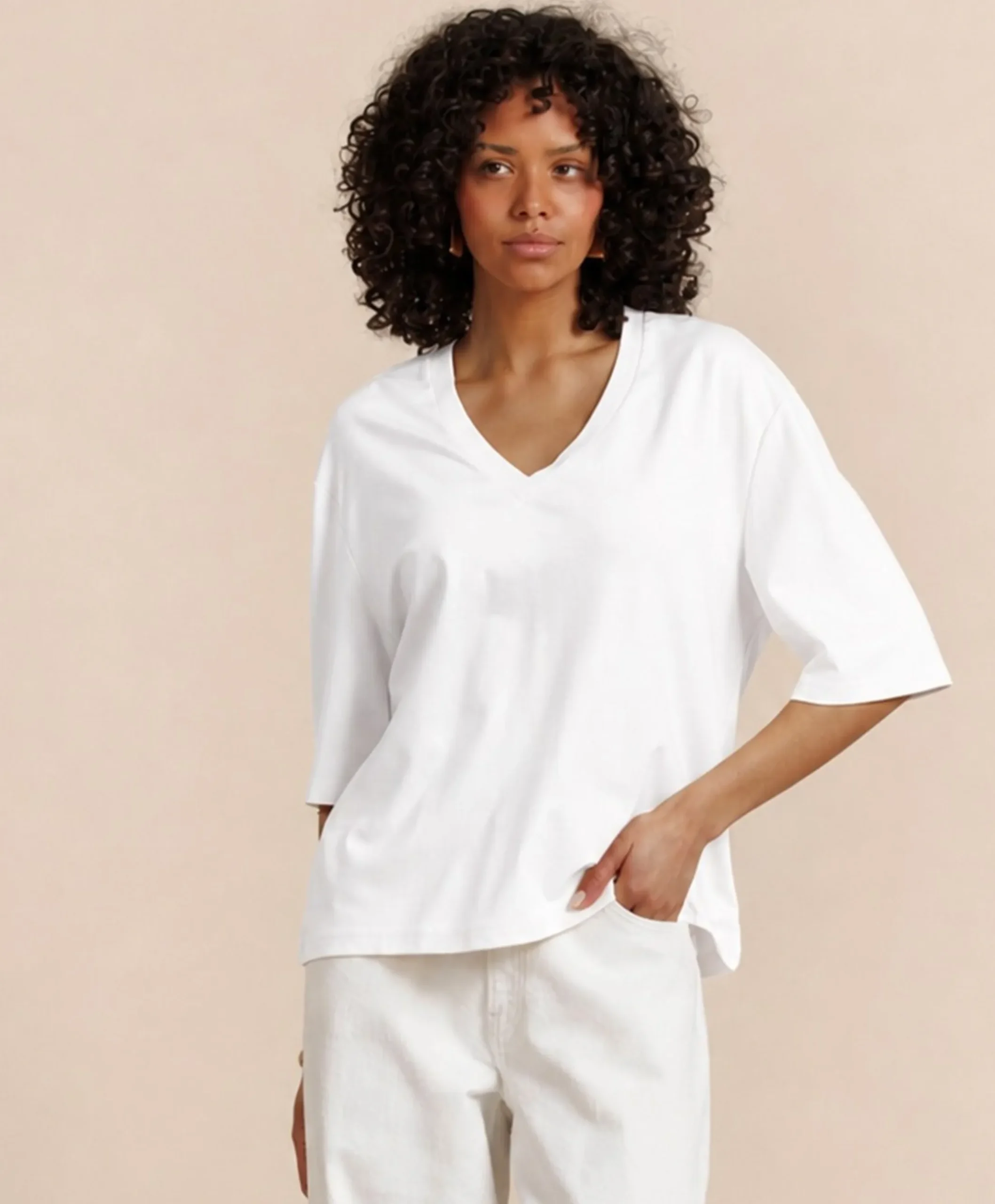 Dames T-shirt wit