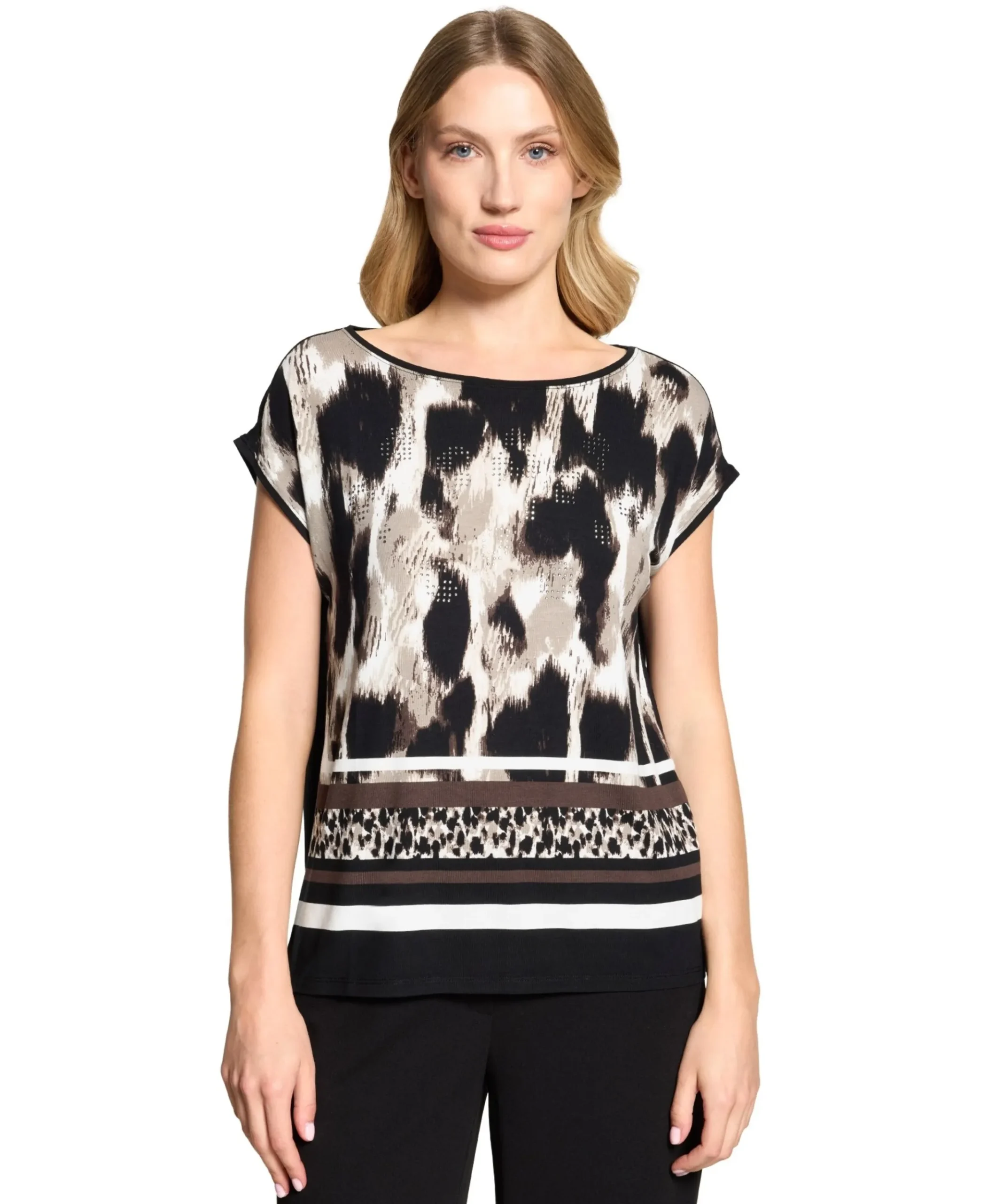 Dames T-shirt zwart