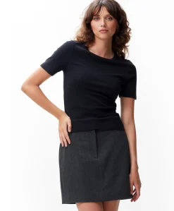 Dames T-shirt zwart