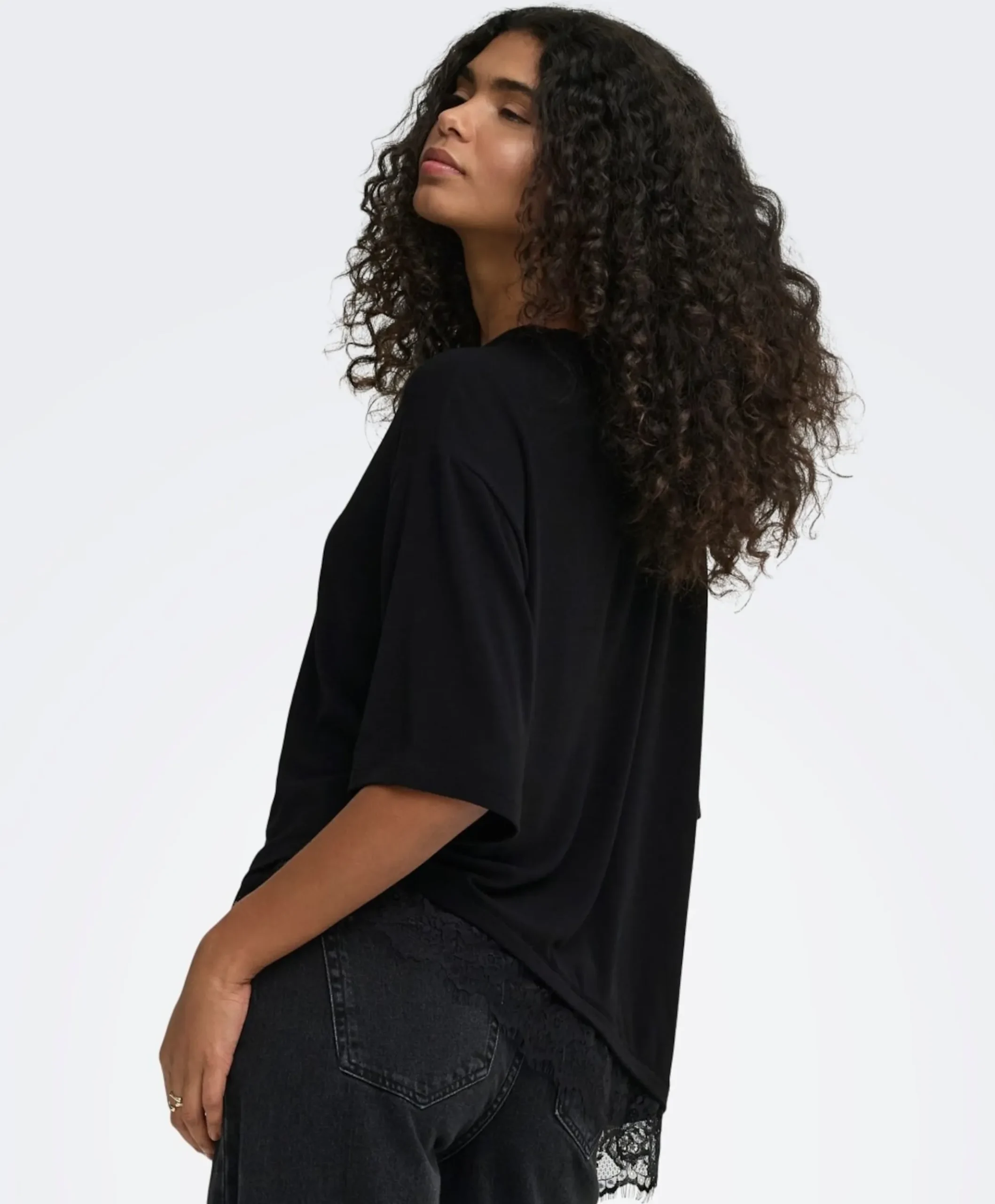 Dames T-shirt zwart