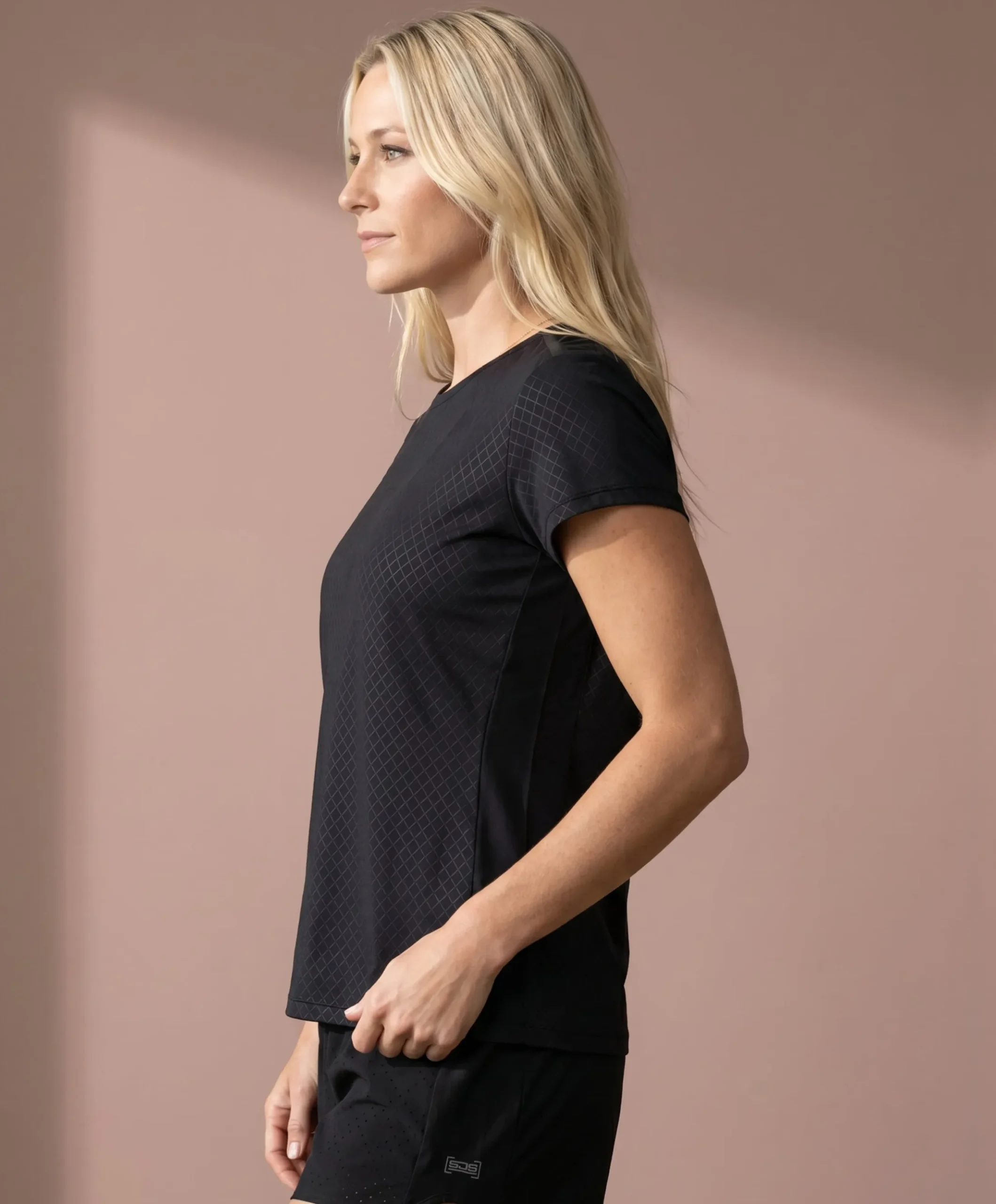 Dames t-shirt zwart