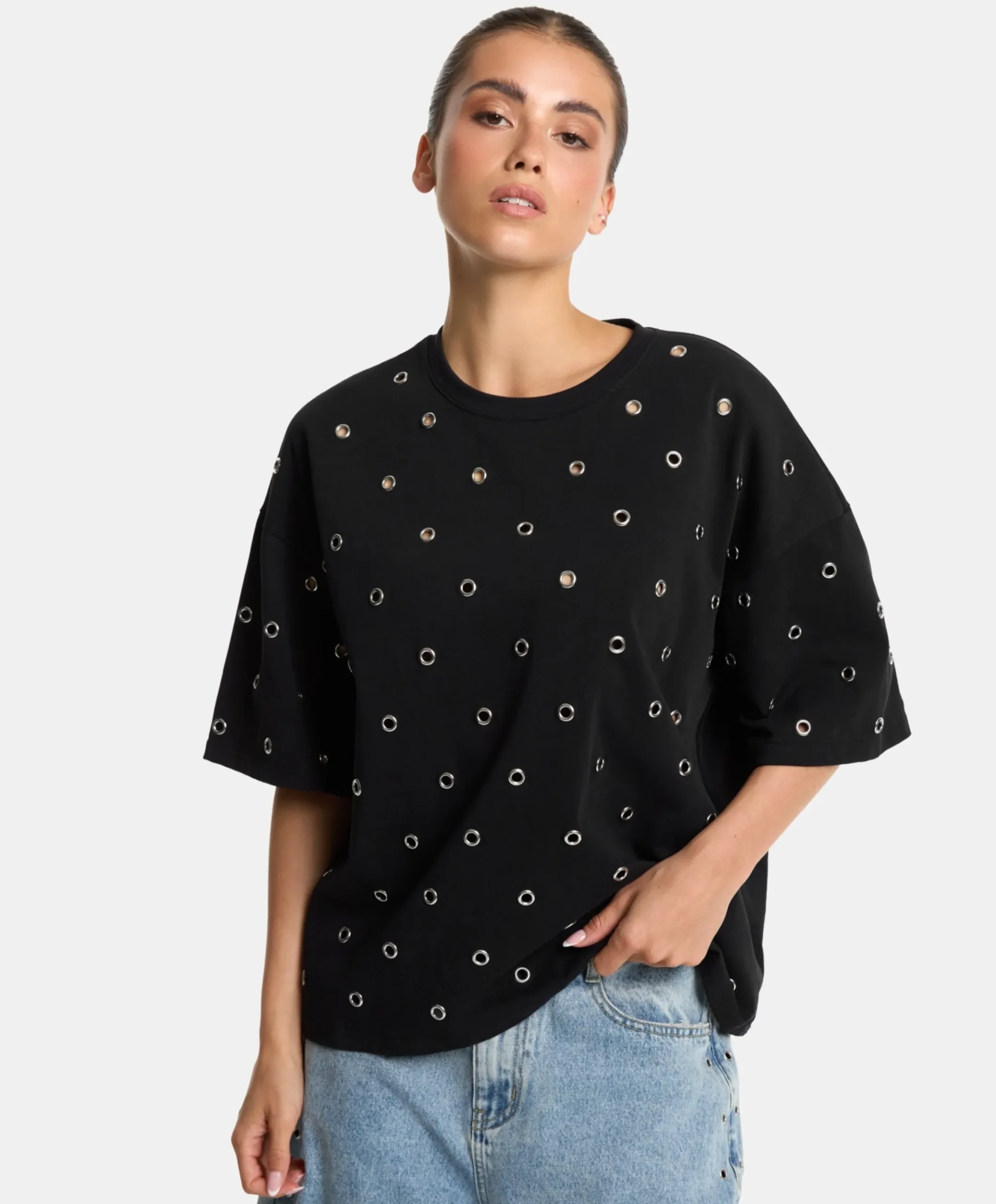 Dames T-shirt zwart
