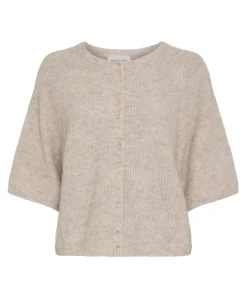 Dames vest beige